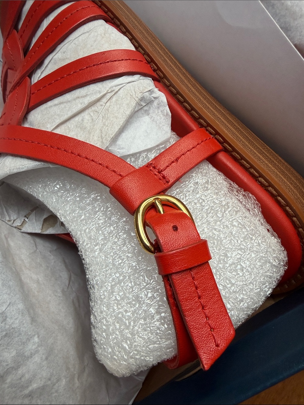 Cole Haan Cole Haan KAMI INTERWOVEN SANDALS summer fig red Fisherman sandals - Picture 5 of 11